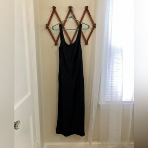 NWT ASOS scoop neck midi satin slip dress